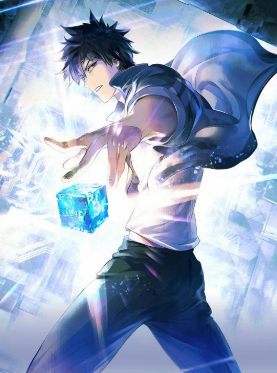 Promotional image for Super Cube Anime featuring Wang Xiaoxiu and the Superpower Cube.
